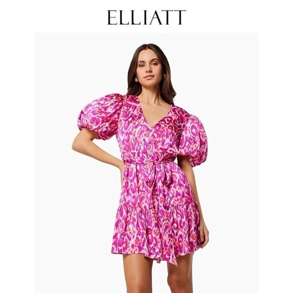 NWT Elliatt Heartfelt Dress Pink - Picture 4 of 12